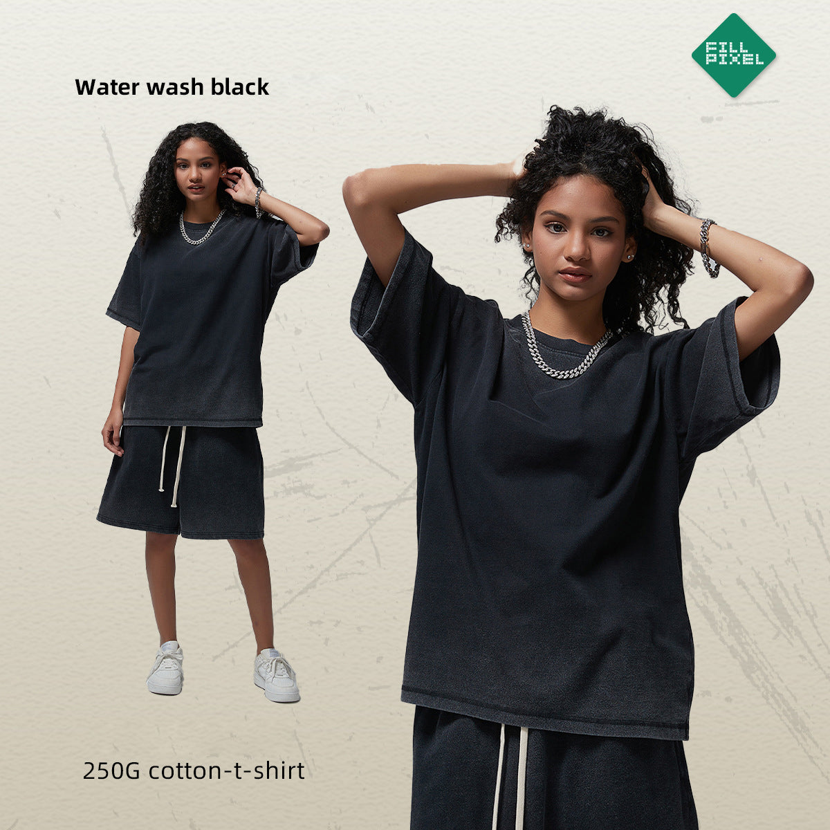 DTG Washed T-Shirt '250G'